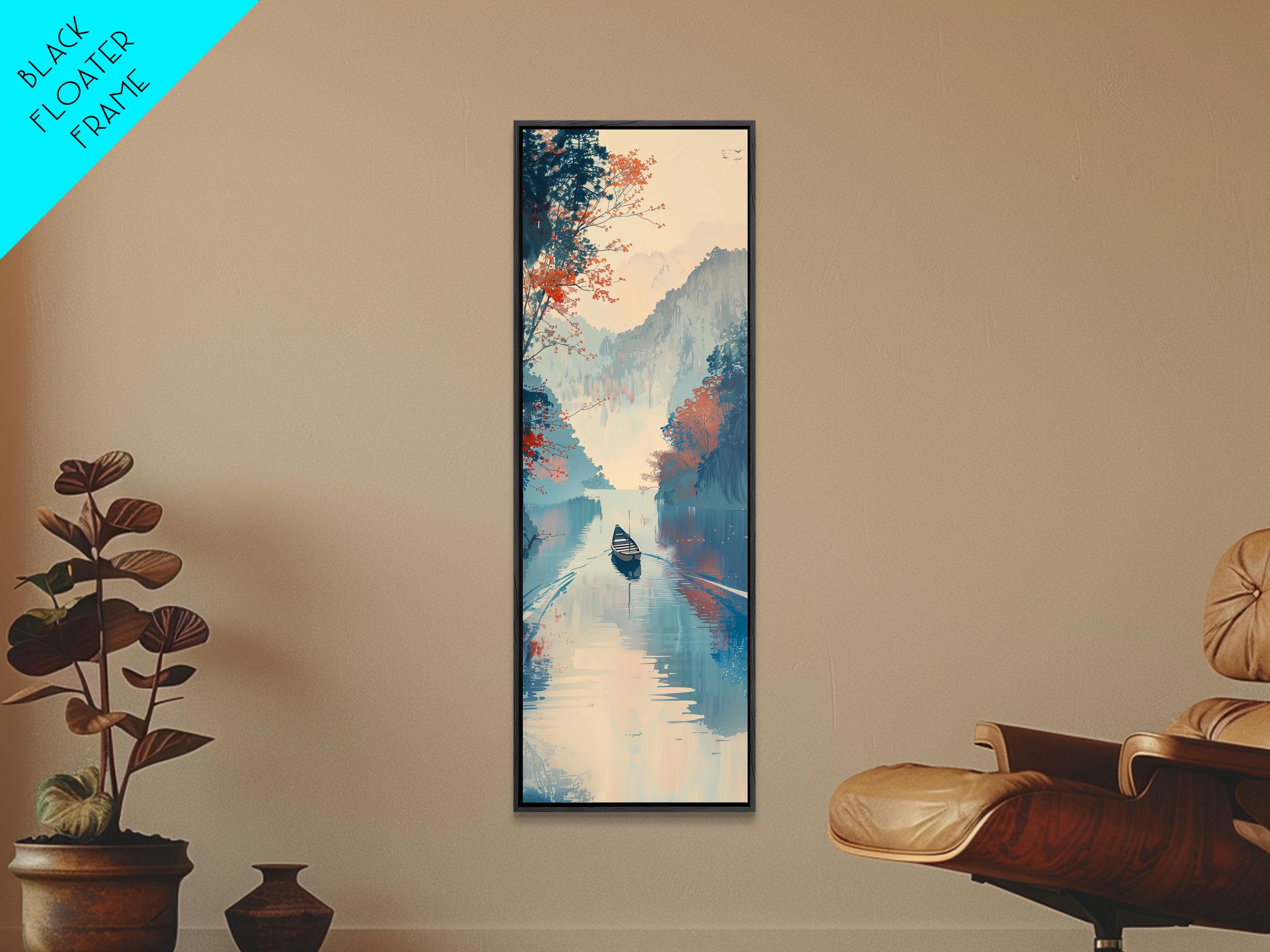 絵画 Mountain Serenity Japanese Mountains Serenity Landscape Art Print by