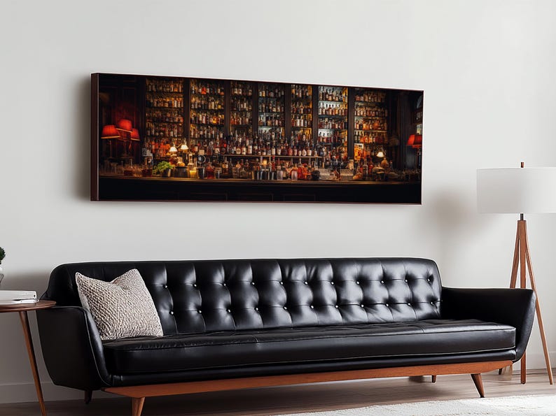 Bar Cart Decor, Framed Wall Art, Vintage Liquor Cabinet Photography Print, Bar Decor, Home Bar Decor, Western Art, Modern Bar Decor image 16