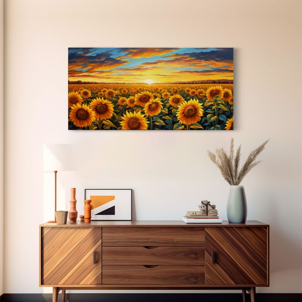 Sunflower Painting - Etsy