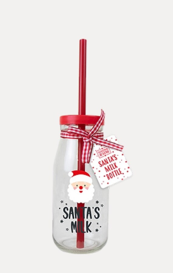 Personalised Santas Milk Bottle / Christmas Eve / Christmas Etsy