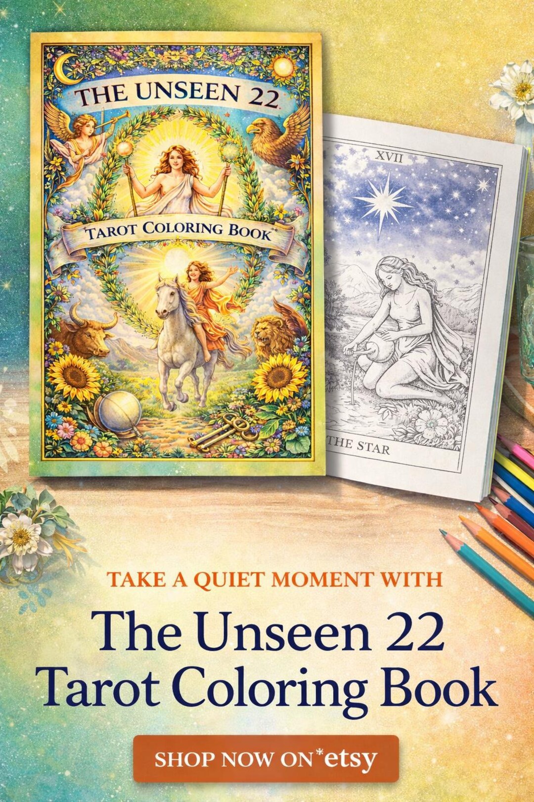 Adult Coloring Book, Unseen 22 - Etsy
