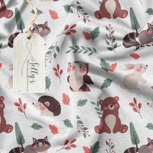 Boho Autumn ink Seamless repeating Pattern