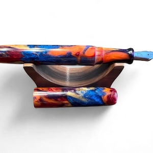 Omnicolor (3) - Barrington Model - Handmade Artisan Fountain Pen imagem 7