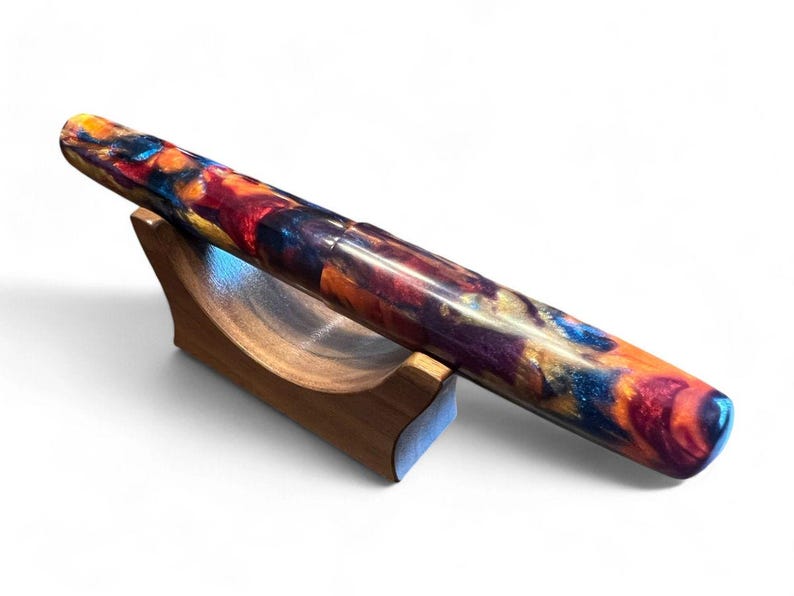 Omnicolor (3) - Barrington Model - Handmade Artisan Fountain Pen imagem 6