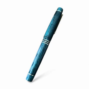 Viridian Green & Gold - Custom - Handmade Fountain Pen zdjęcie 6