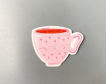 Koffie cup sticker