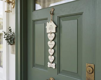 Personalised Family Gift Custom New Home Keepsake Sign