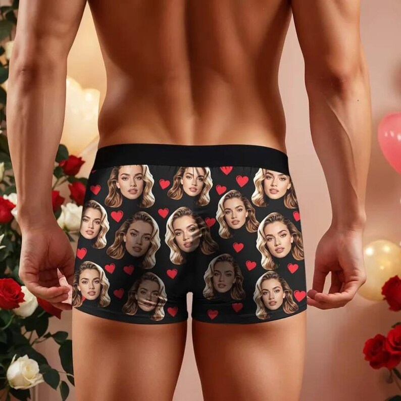 Boxer personalizzati con foto: slip boxer personalizzati con foto, un regalo divertente immagine 16
