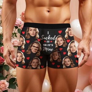 Boxer personalizzati con foto: slip boxer personalizzati con foto, un regalo divertente immagine 15