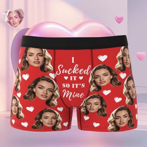 Boxer personalizzati con foto: slip boxer personalizzati con foto, un regalo divertente immagine 5