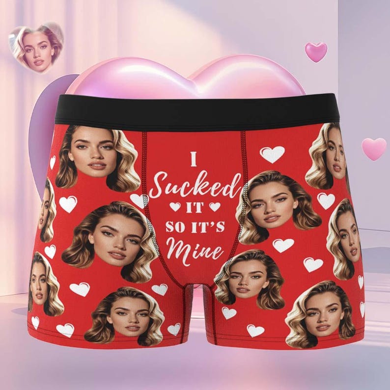 Boxer personalizzati con foto: slip boxer personalizzati con foto, un regalo divertente immagine 5