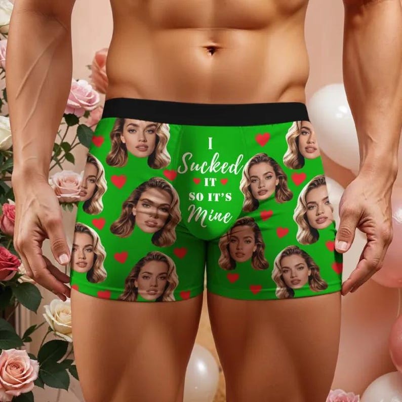 Boxer personalizzati con foto: slip boxer personalizzati con foto, un regalo divertente immagine 9