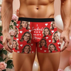 Boxer personalizzati con foto: slip boxer personalizzati con foto, un regalo divertente immagine 7