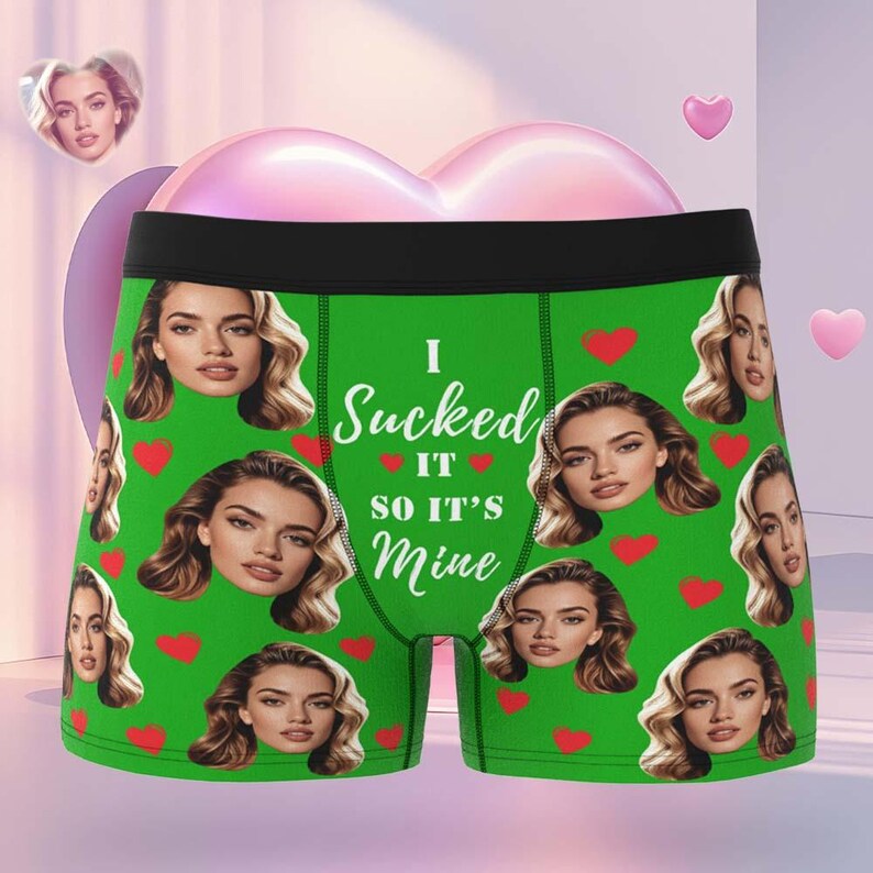 Boxer personalizzati con foto: slip boxer personalizzati con foto, un regalo divertente immagine 8