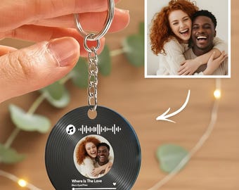 Custom Song Code Keychain: Personalized Music Gift