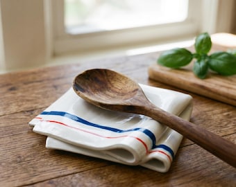 Handmade Ceramic Spoon Rest, Hand-Painted Ceramic Spoon Holder,Clay Spoon Rest,Kitchen Decor,Ceramic Spoon Holder, Kitchen Gift, Mothers Day