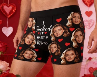 Custom Face Boxers: Personalized Photo Boxer Briefs, Fun Gift