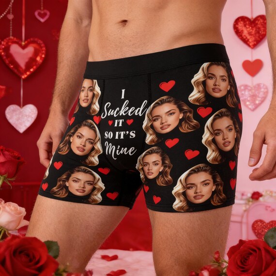 Custom Face Boxers: Personalized Photo Boxer Briefs, Fun Gift