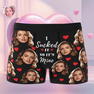 Boxer personalizzati con foto: slip boxer personalizzati con foto, un regalo divertente immagine 14