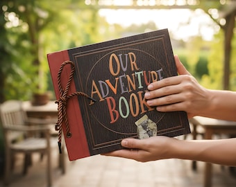 Ręcznie robiony album ze zdjęciami przygód DIY: Retro książka pamiątkowa z podróży