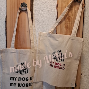 Frenchie Tote Bag Shopping Bag, Beach Bag, Tote Bag, Eco Bag, Cotton Bag, Washable Bag Gift Dog Lover