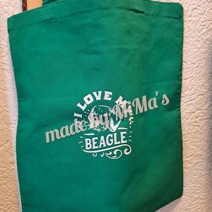 Shopping bag &quot;I love my beagle&quot;