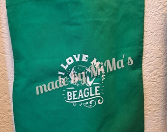 Shopping Bag "I love my beagle"