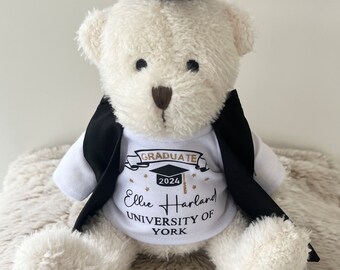 Personalised Graduation Bear, Graduation Keepsake, Personalised Bear, Personalised Graduation Gift, Graduation Gift 2024, Class of 2024