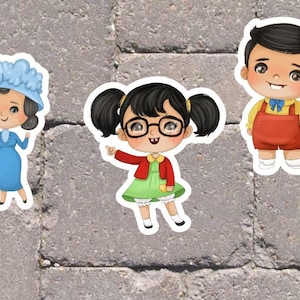 El Chavo del 8  Part 2, Vinyl Waterproof Stickers 3&quot; High