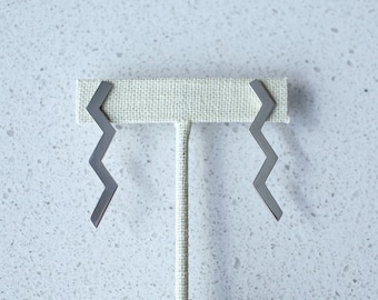 Tiffany & Co. Paloma Picasso Sterling Silber Blitz Ohrhänger, c. 1985