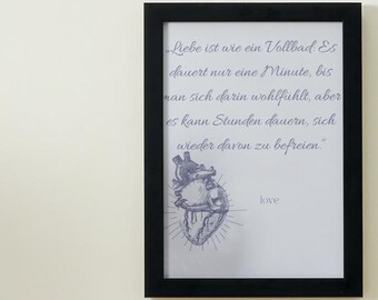 Pulsating Love – Contemporary Poster