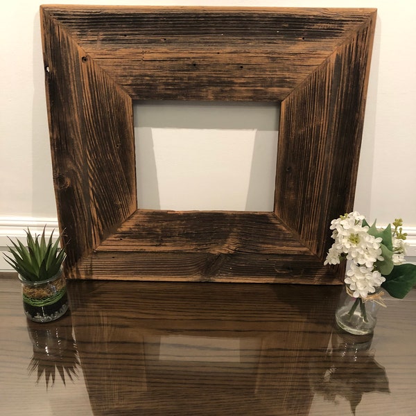 Reclaimed Wood Frame Etsy