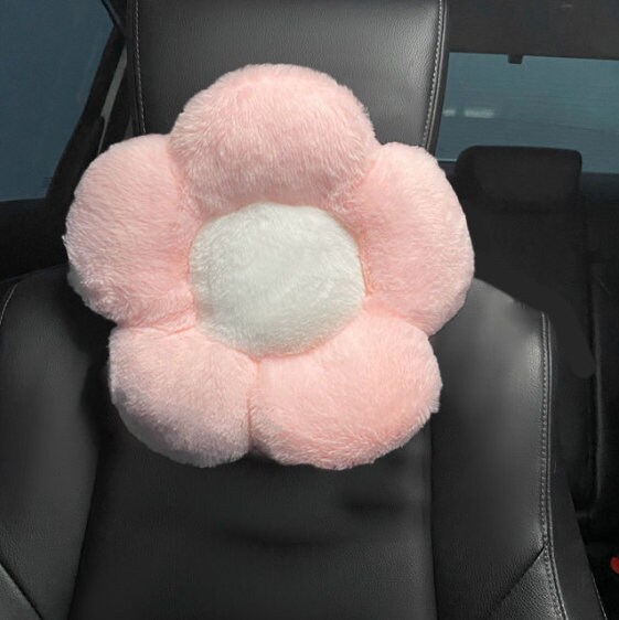 Soft Car Seat Cover Pink White Auto Seat Cushion Keep Warm Car Accessories  Pink Seat Cushion Seat Cover 