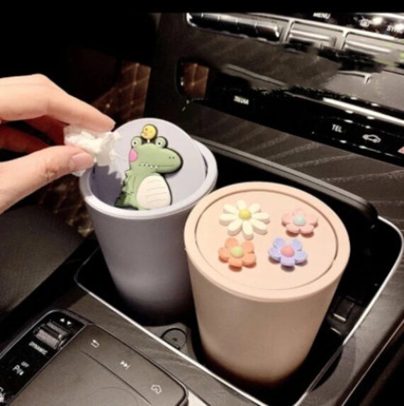 Cute and Creative Small Mini Car Trash Can Car Storage Box Etsy