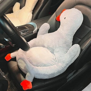 Car Cushion, Goose Cushion, Car Seat Cushion Plush Single , Kawaii