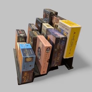 Suporte para exibição de baralho de cartas de tarô, prateleira degrau, baralhos de oráculo ou tarô de 2" de espessura