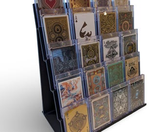 Espositore per carte collezionabili – MTG, TCG, CCG, Toploader classificati