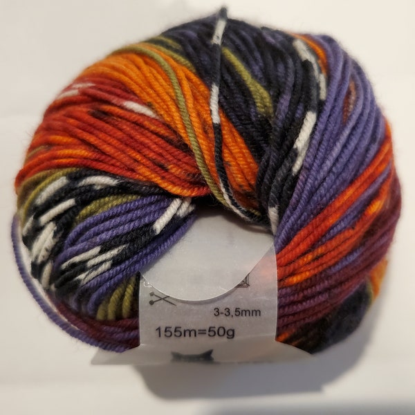 Schoppel Passion for yarn Ambiente Color Warmfront merino wool 50g OOAK Unique Germany