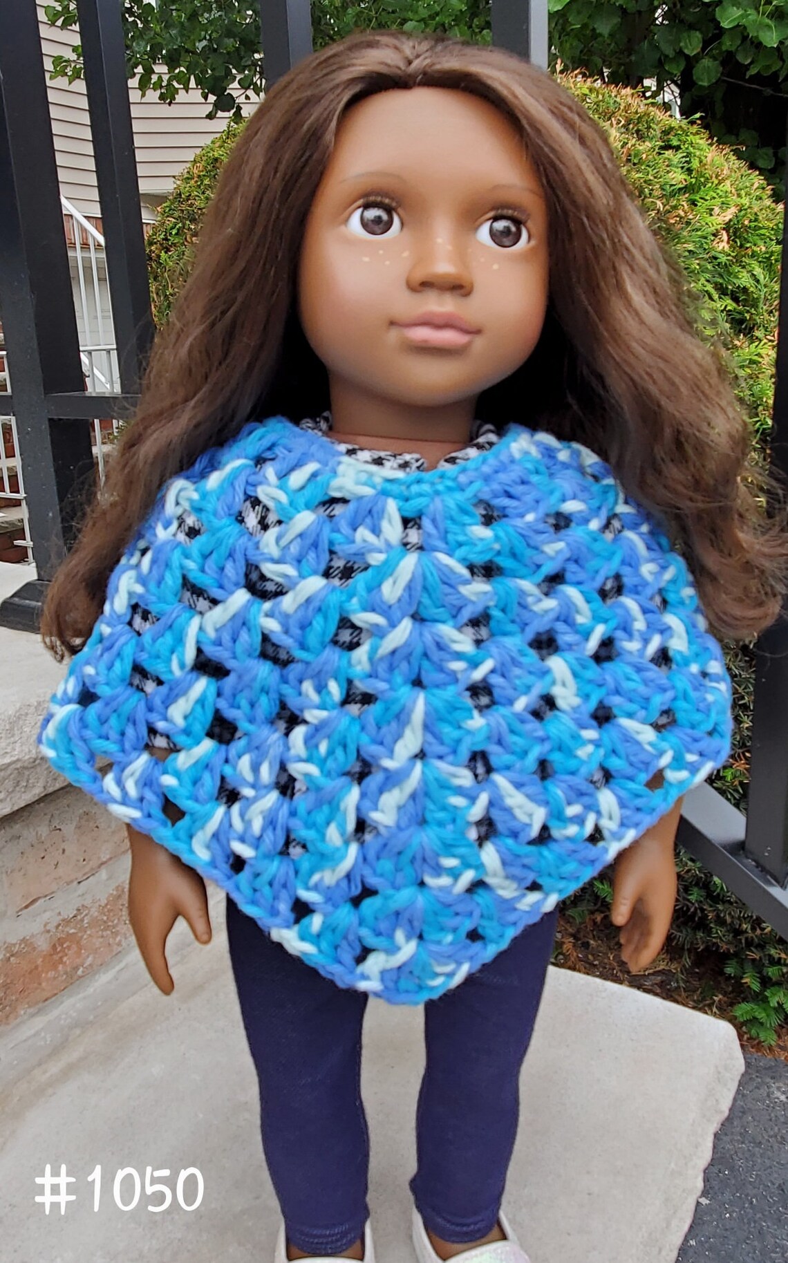 Crochet Pattern Easy for 18 Doll Poncho /wrap Cotton DIY Etsy