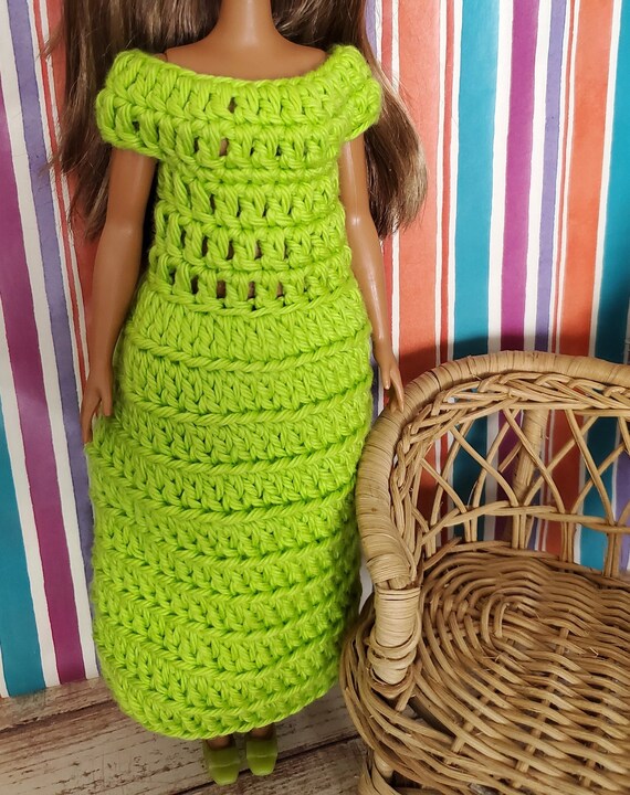 Crochet Curvy Doll Dress Pattern: Lime Cotton, Easy DIY (digital Pattern) - Etsy Crochet Curvy Doll Dress Pattern: Lime Cotton, Easy DIY (digital Pattern) - Etsy