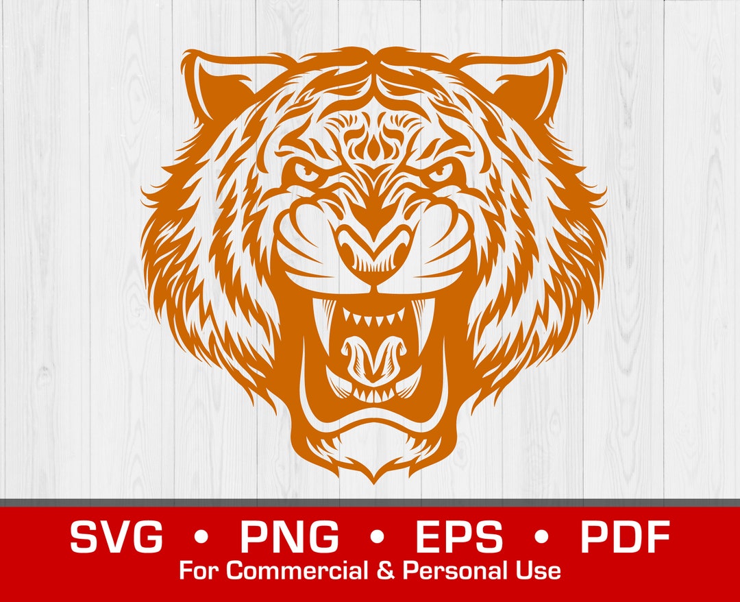 Bengal Tiger SVG Clipart Svg Eps Png PDF Vector - Etsy