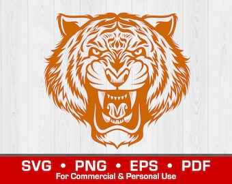 Imágenes Prediseñadas SVG del tigre de Bengala – Svg / Eps / Png / PDF Vector