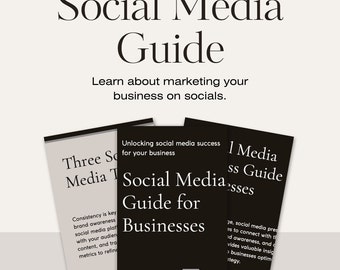 Social media guide, content creation, shot list, how to use socials, grow your business ebook, sell on social media, marketing guide