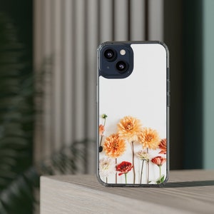 Floral Phone Case | Flower Phone Case | Boho Phone Case | Clear Phone Case | Dried Flower Phone Case | Aesthetic Phone Case