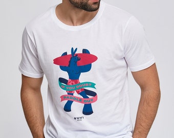 Men's short sleeve graphic t-shirts. 100 % great quality Turkish Pima cotton. Donkey graphic, cool, trendy, stylish