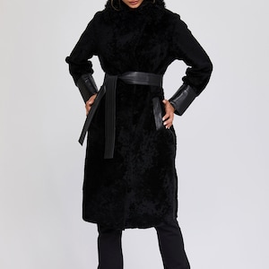 Suvi NYC Women&#39;s Real Shearling Winter OverCoats. High-End Quality. 100 % Turkish Sheepskin. Cold Weather Essentials in great design.