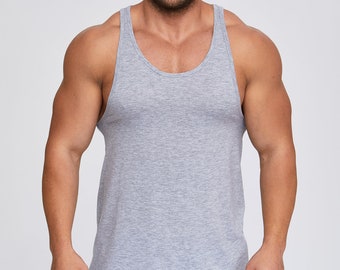 Suvi NYC Men's tank tops. 100 % Turkish Pima cotton. Great quality. Preshrunk. Work Out. Sports. Gym. Yoga. Tank Tops.