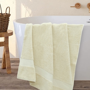 Suvi NYC 2-Piece Bathroom Towel Set 100% Quality Soft Turkish Cotton 600 GSM