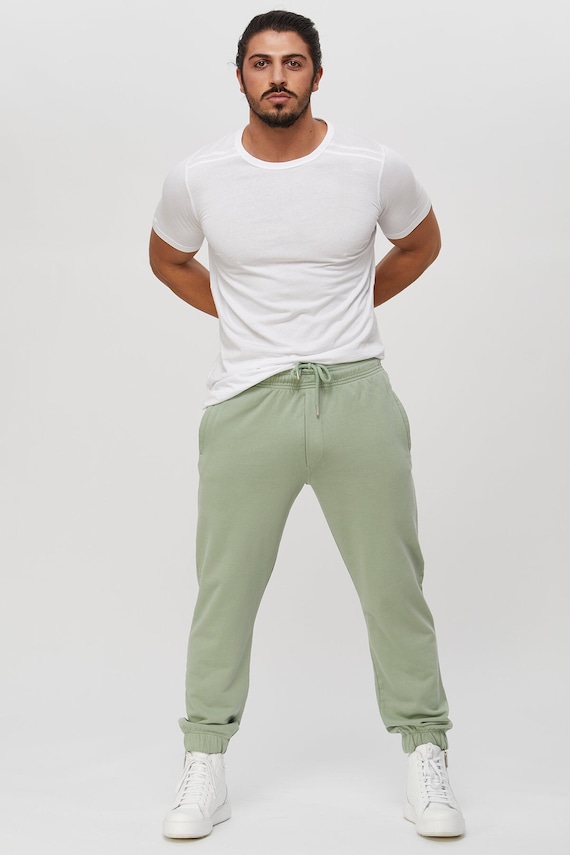 Suvi NYC Men's Sweatpants Active Fleece Joggers. 100 % Great Quality  Turkish Pima Cotton Preshrunk. Zippered Pockets. Sports. Gym, 