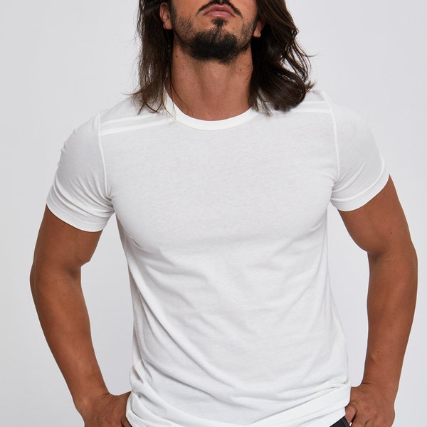 Suvi NYC  Men's Fit T-Shirts 100 % Great quality Turkish Pima cotton preshrunk. Muscle Fit. Sports. Designer. Trendy-shirt.